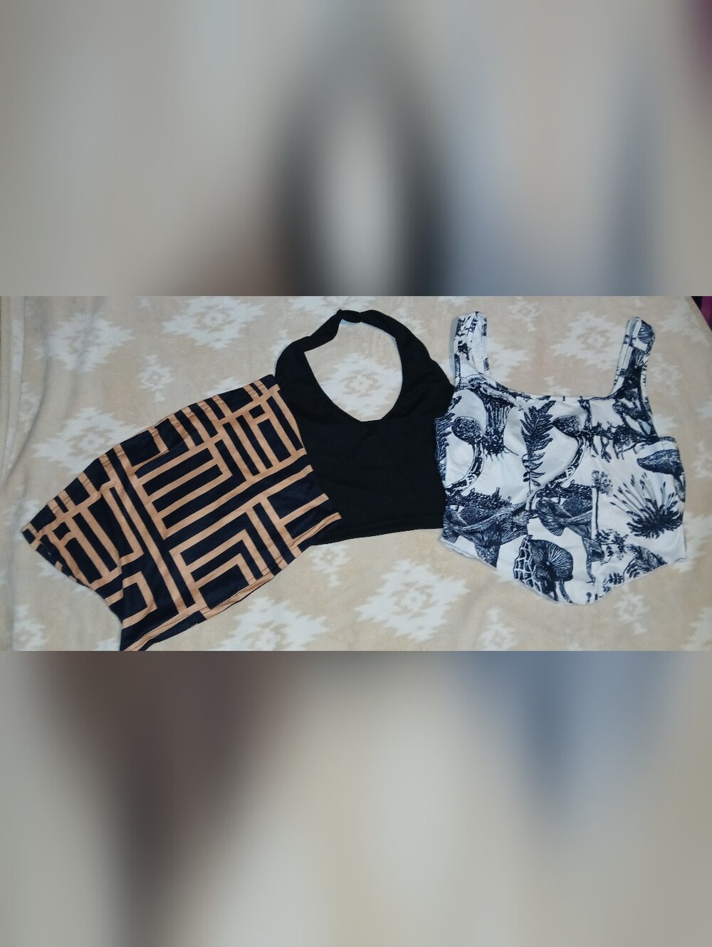 3 Women's Size Large Summer Tops